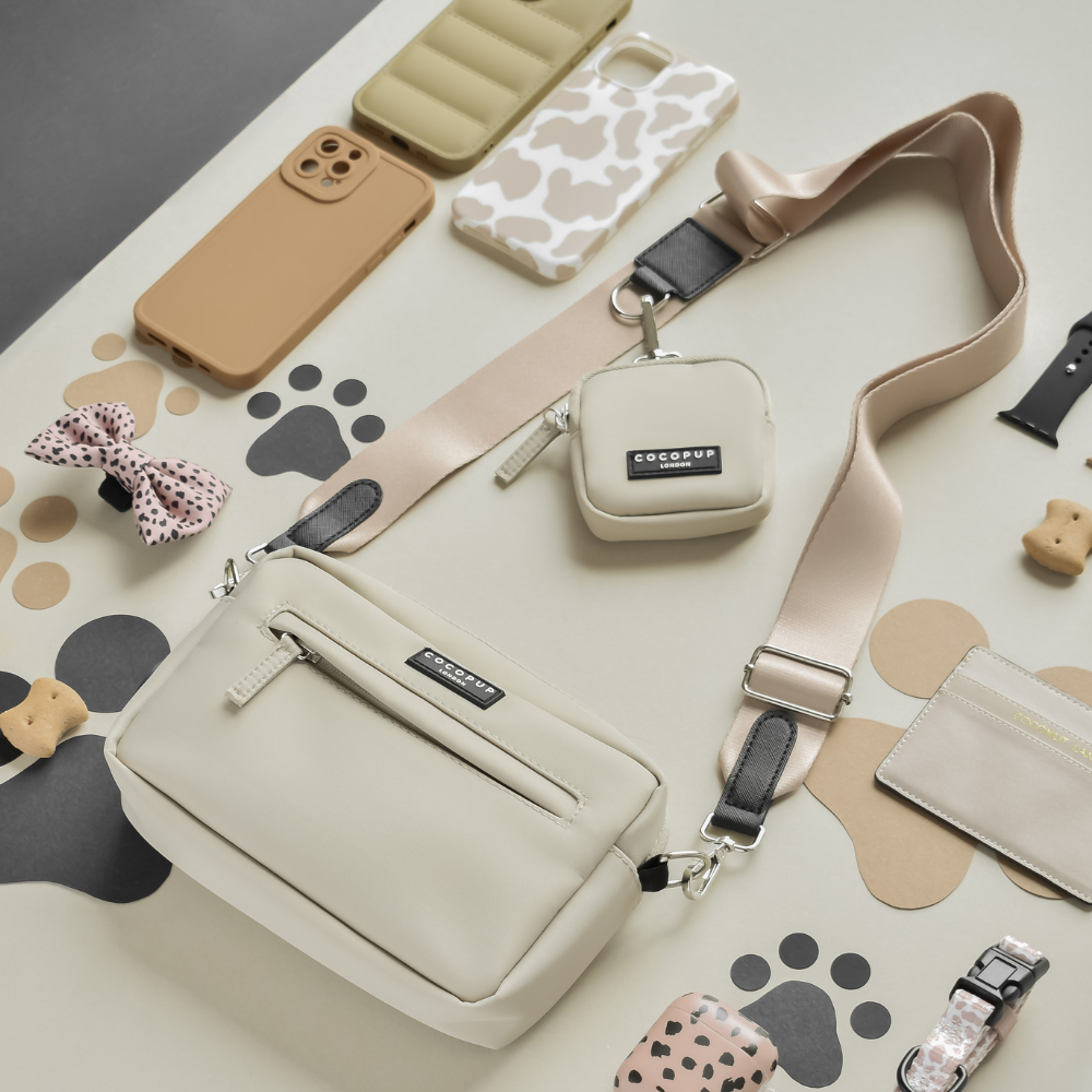 Dog Walking Bag Bundle - Caramel Latte