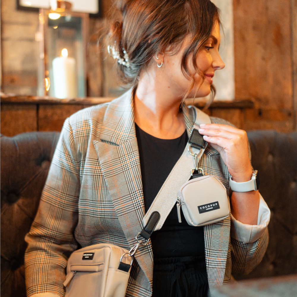Dog Walking Bag Bundle - Brown Tweed
